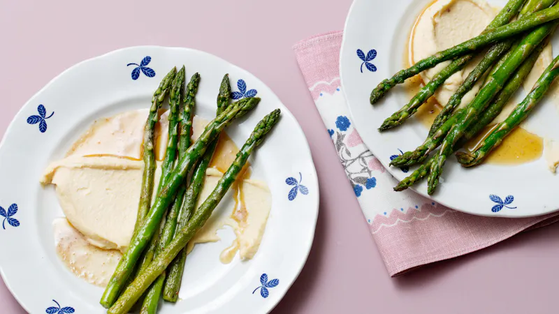 Keto Browned Butter Asparagus with Creamy Eggs