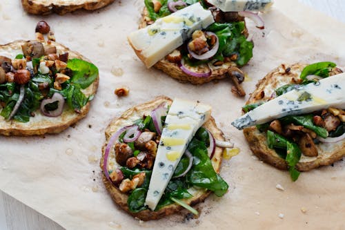 Baked celery root with gorgonzola