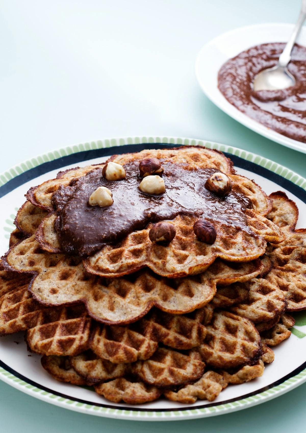 Low carb banana waffles
