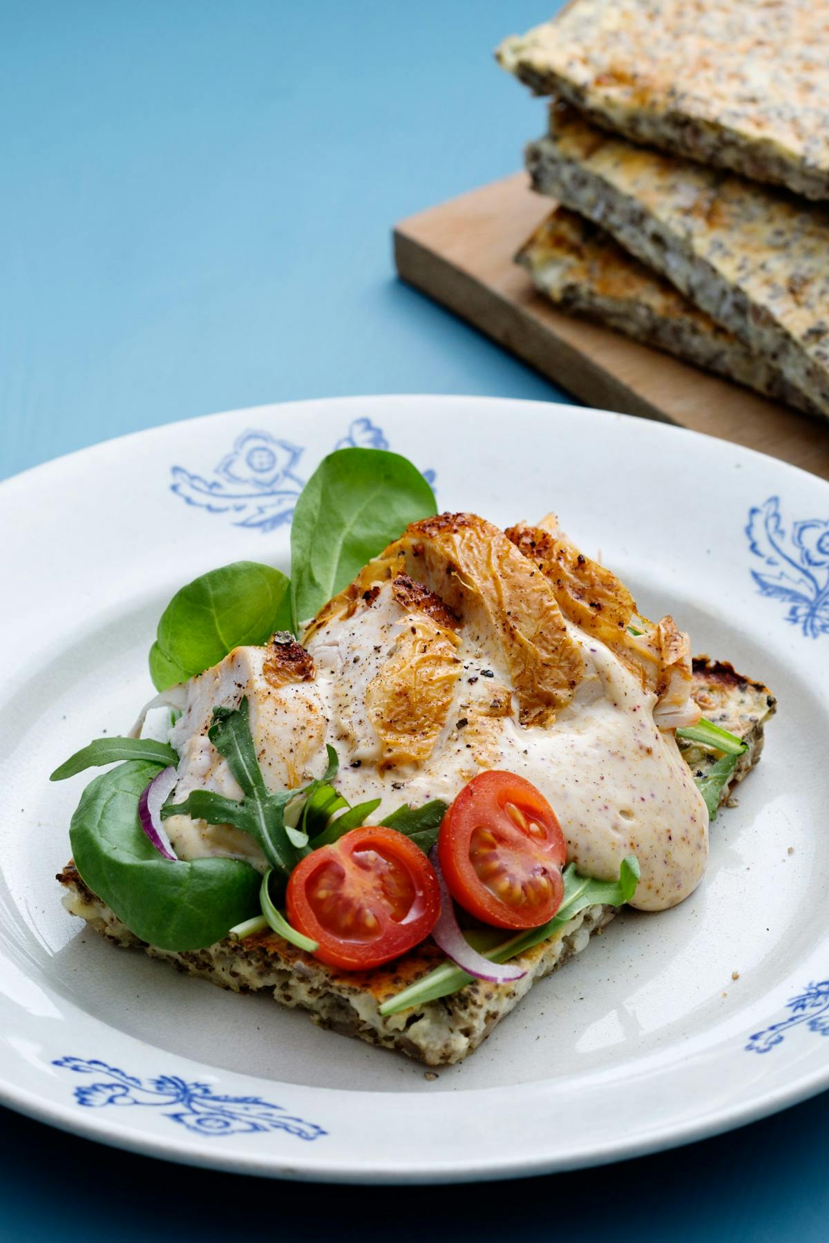 Low carb poppy seed bread