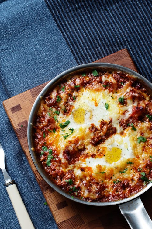 Keto baked eggs