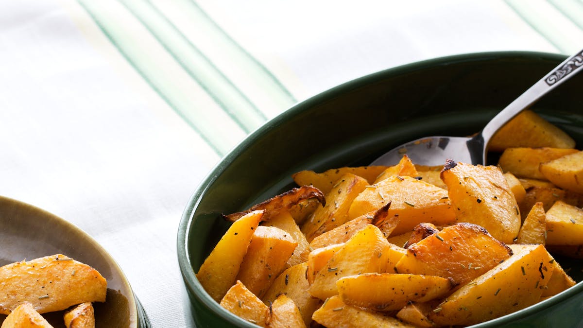 Oven-Baked Rutabaga Wedges