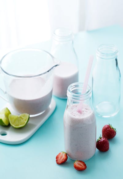 Low-carb strawberry smoothie<br />(Breakfast)