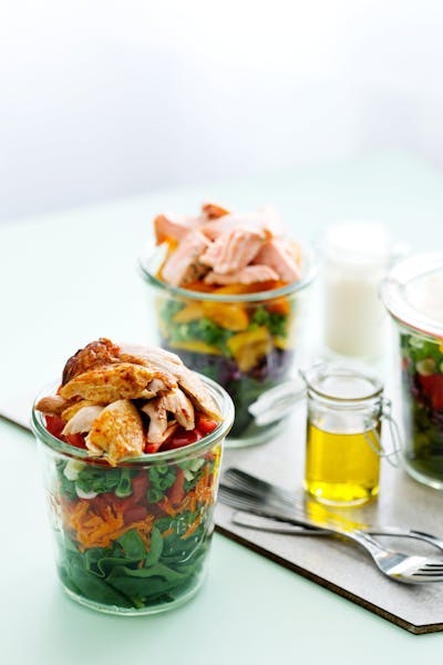 Salad in a jar<br />(Lunch)