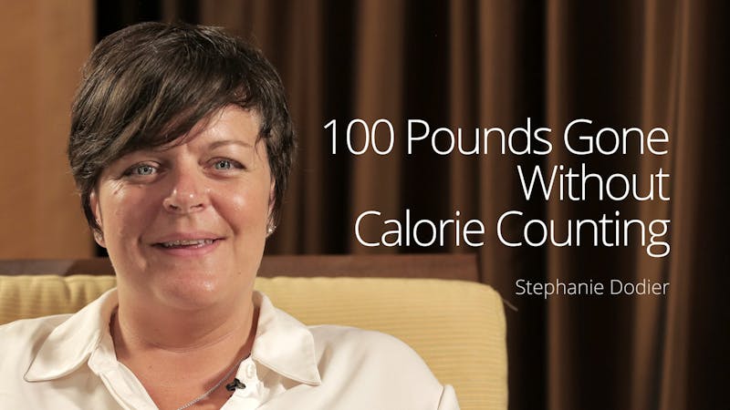 100 pounds gone without calorie counting