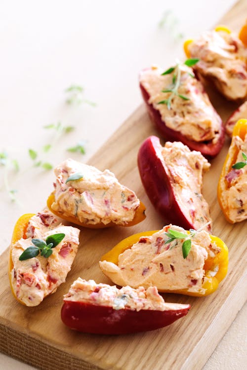 Stuffed mini bell peppers