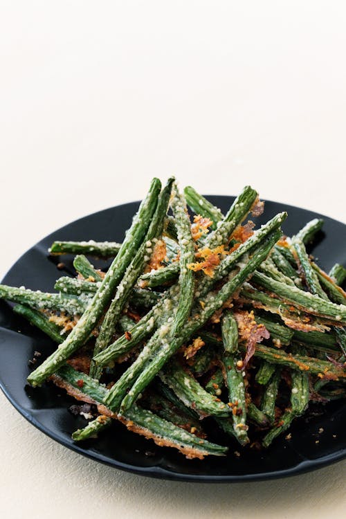 Parmesan-roasted green beans