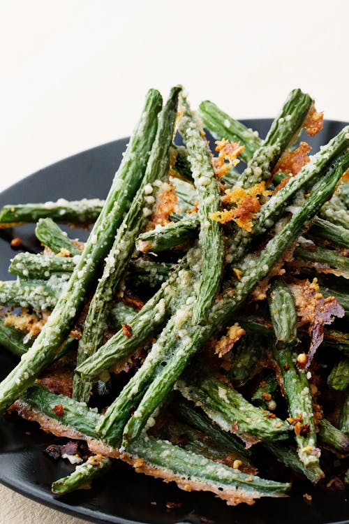 Parmesan-roasted green beans