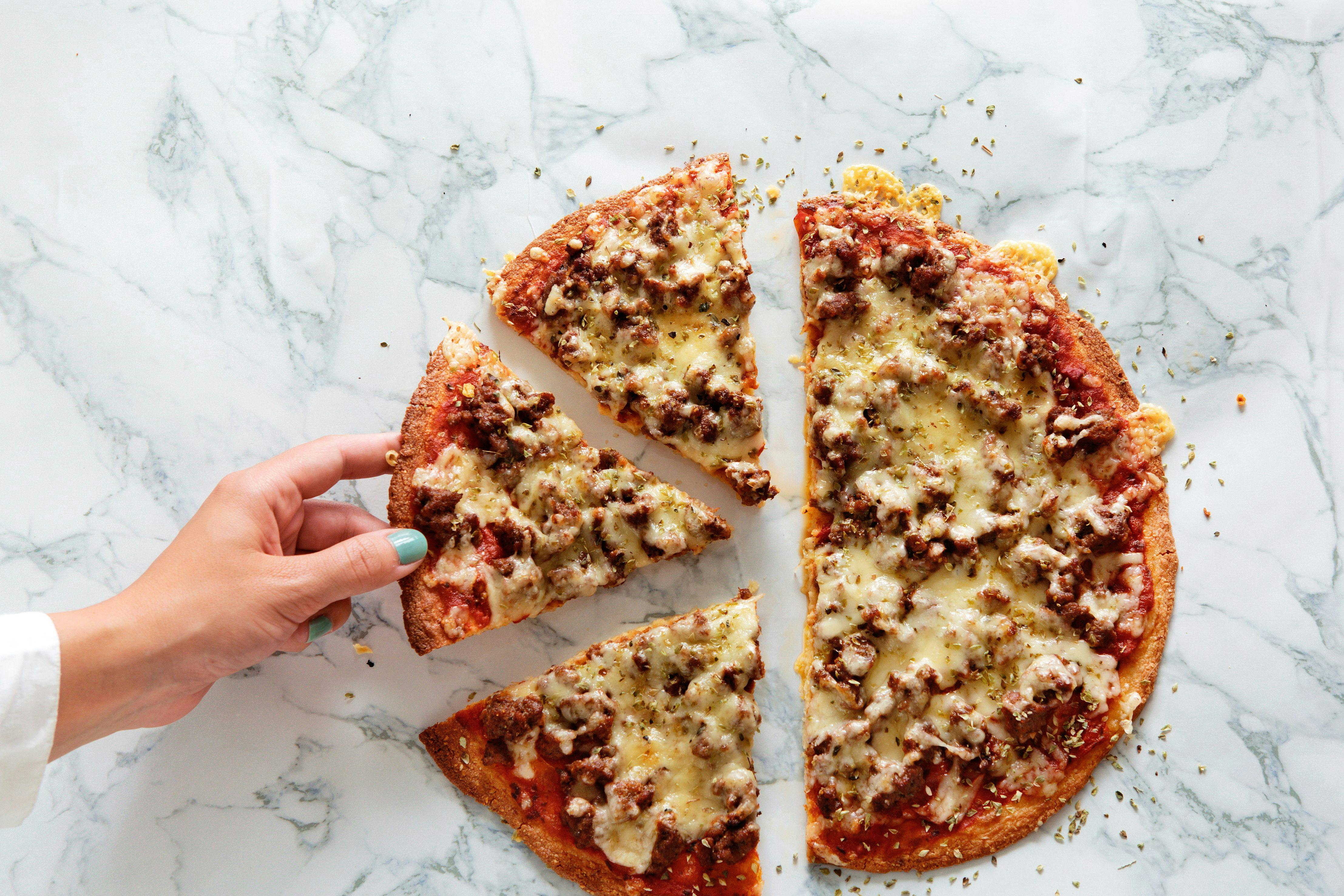 Keto Fathead pizza