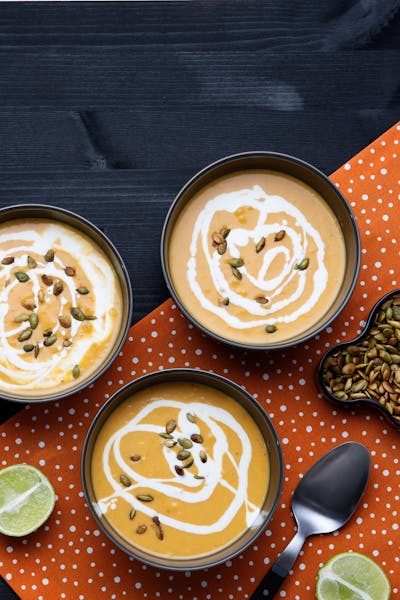 Low-carb pumpkin soup