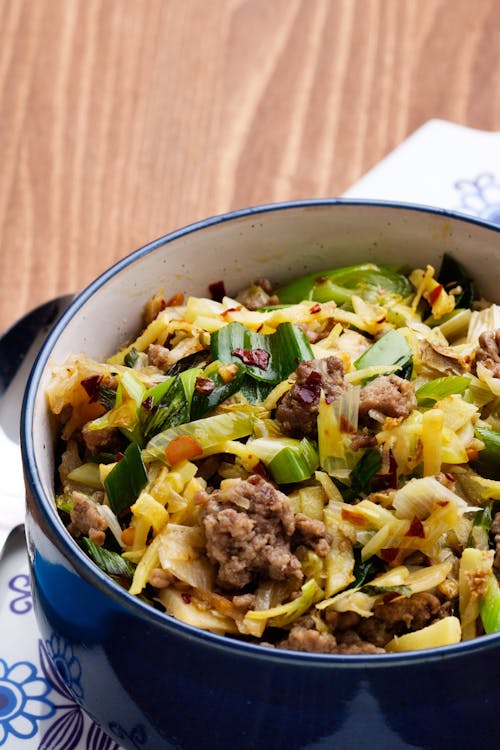 Keto Asian cabbage stir-fry