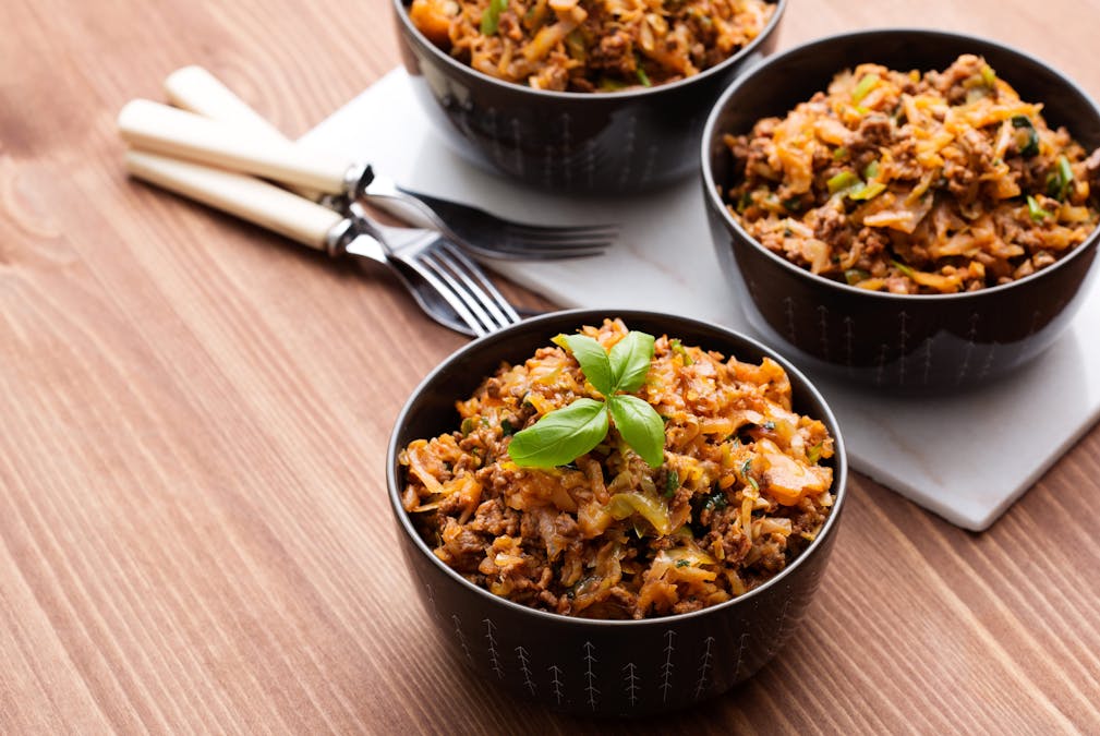 Italian cabbage stir-fry