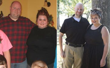 Couple loses 240 pounds in a year with a low-carb diet and exercise