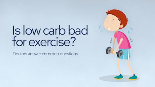 Is low carb bad for exercise?