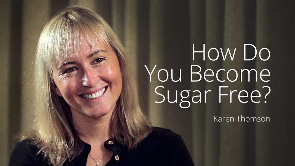 How do you become sugar free?