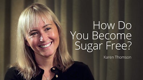 How do you become sugar free?