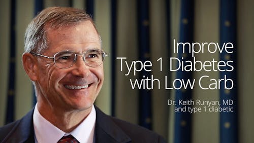 Improve type 1 diabetes with low carb