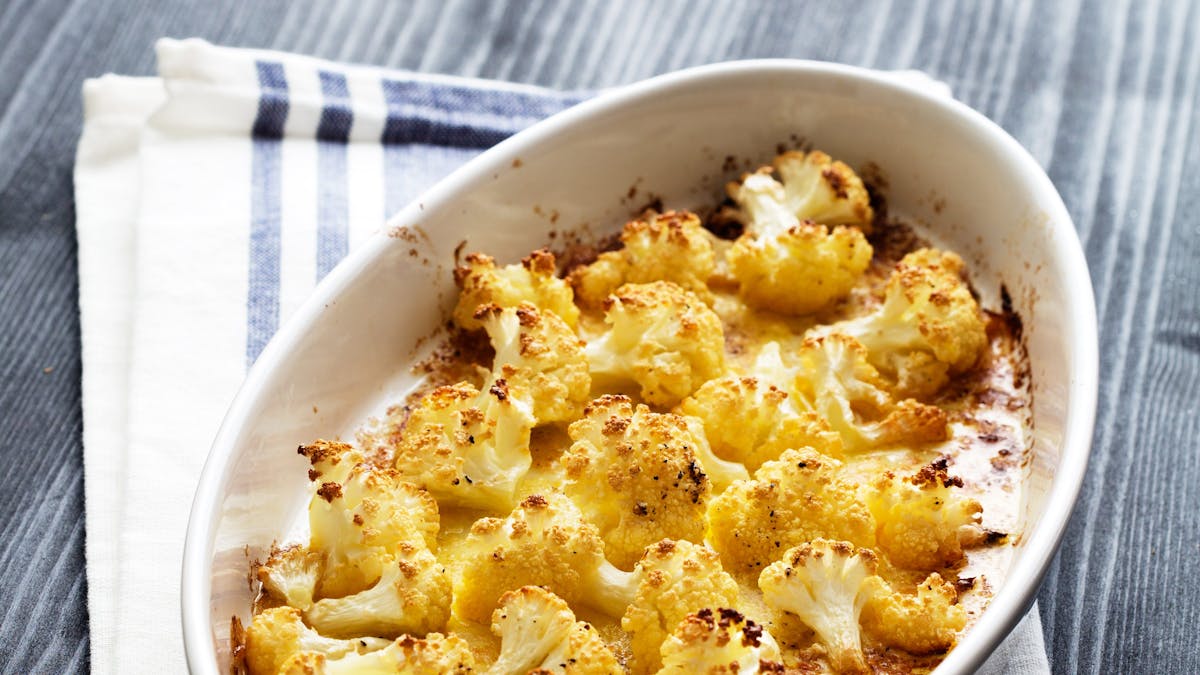 Butter-roasted cauliflower