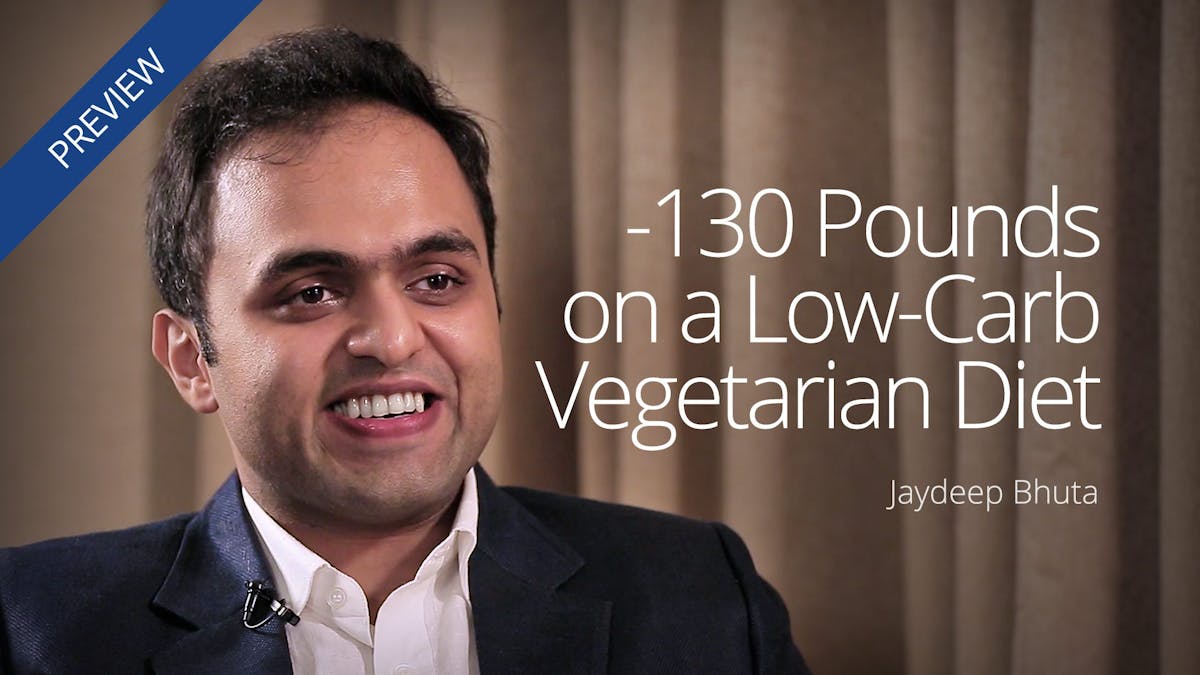 How to lose 130 pounds on a low-carb vegetarian diet