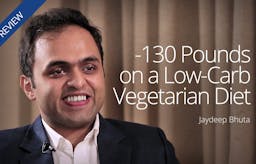 How to lose 130 pounds on a low-carb vegetarian diet
