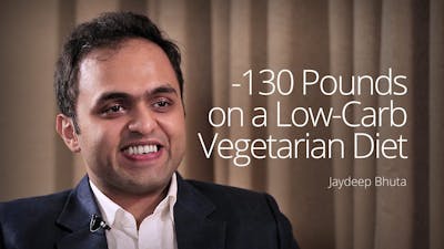 -130 pounds on a vegetarian low-carb diet