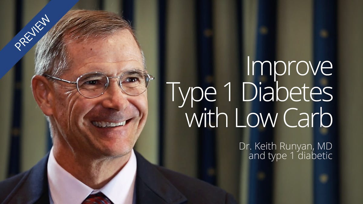Improve type 1 diabetes with low carb