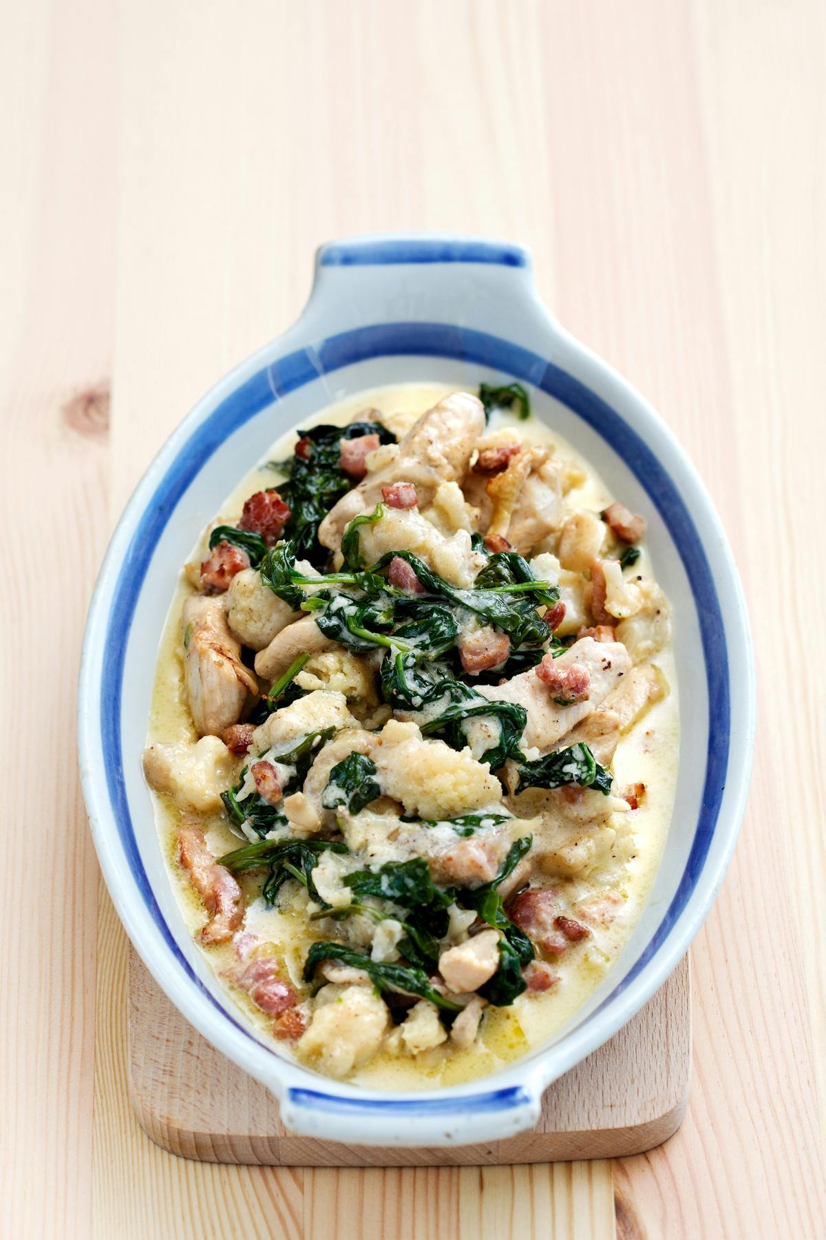 Keto cauliflower chicken Alfredo