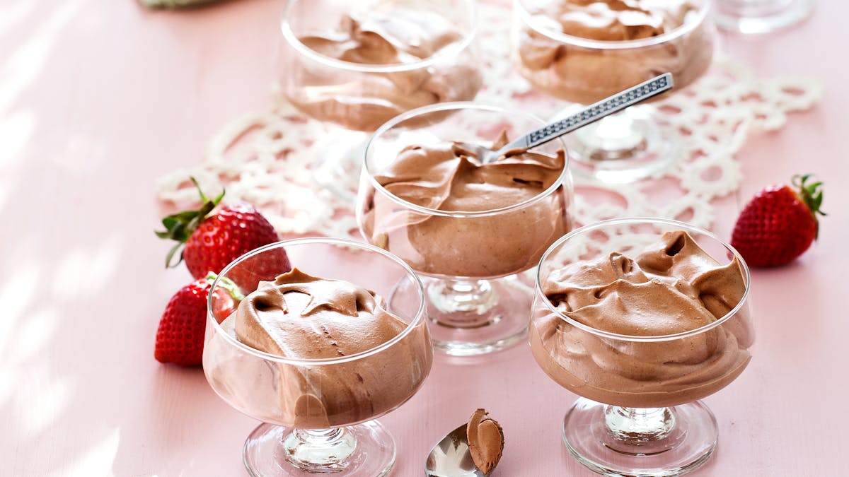 Low-carb chocolate mousse