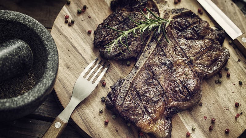 Medium Roasted T-Bone Steak