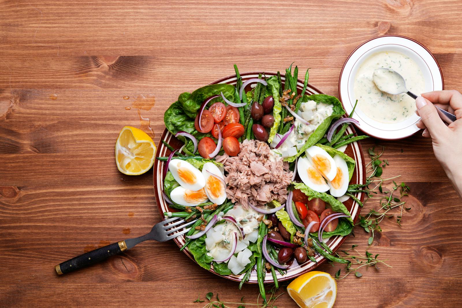 Keto Tuna Salad with Boiled Eggs DairyFree Recipe Diet Doctor