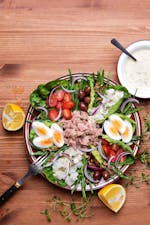 Keto salad Niçoise