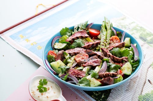 Keto Asian beef salad