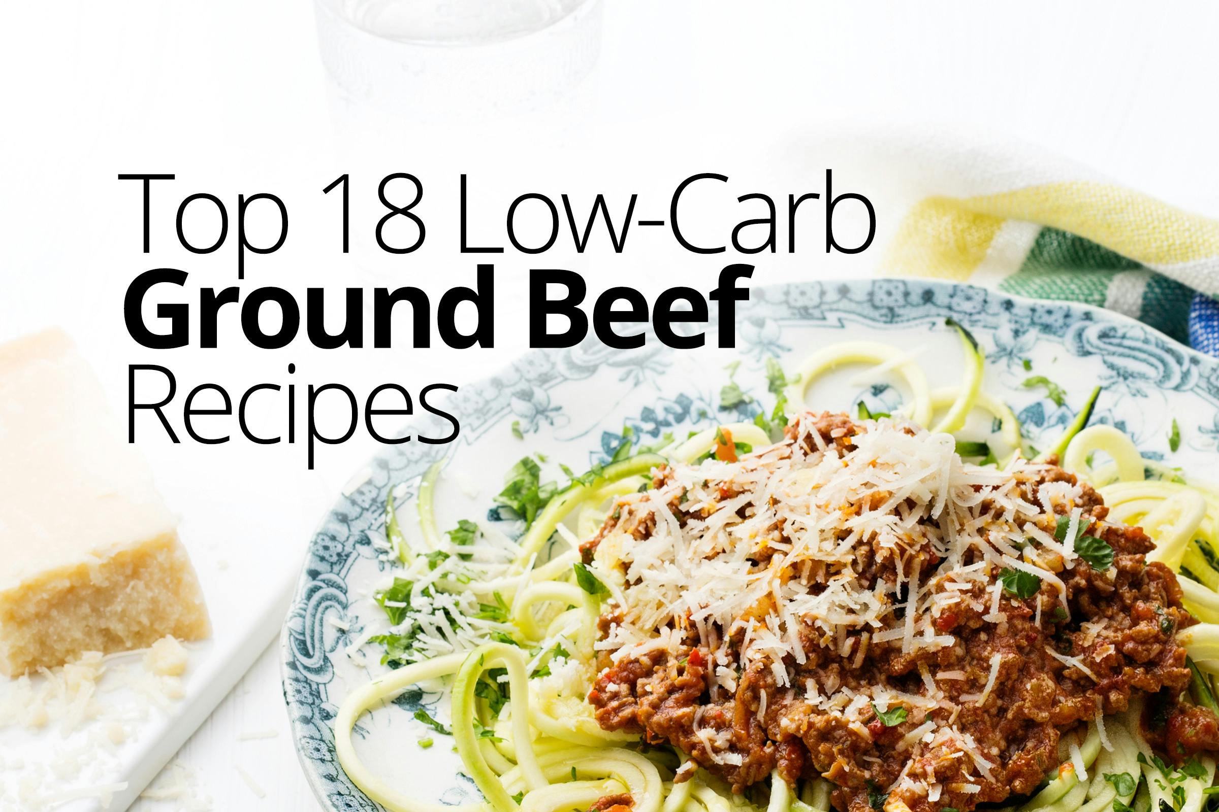 Low-Carb and Keto Ground-beef Recipes - Quick and Easy