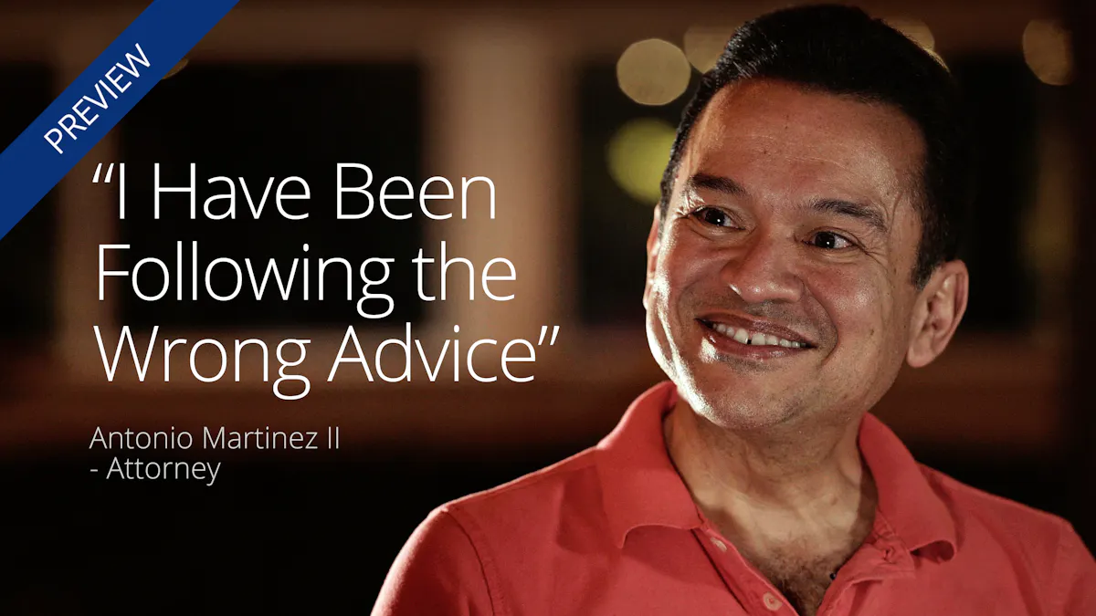 "I have been following the wrong advice"