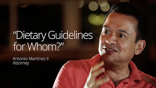 "Dietary guidelines for whom?"