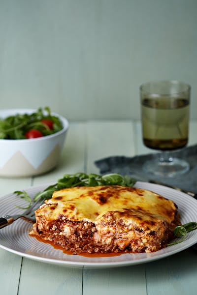 Easy protein noodle low-carb lasagna<br />(Dinner)