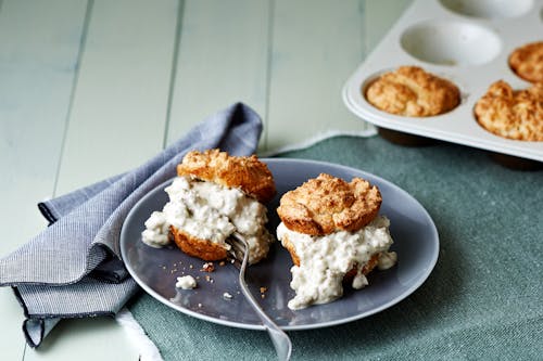 Keto biscuits and gravy