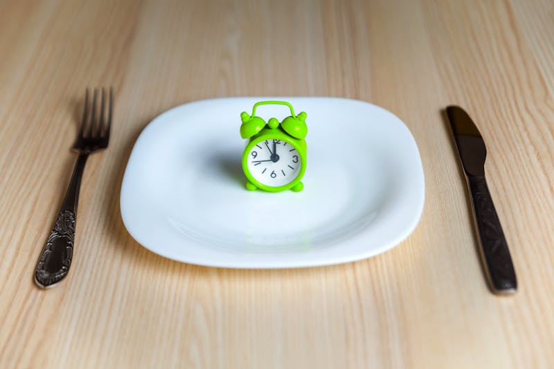 Alarm clock and utensils
