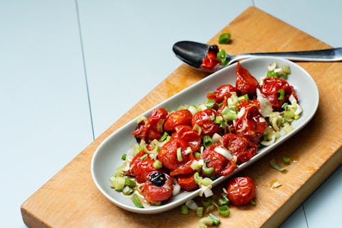 Roasted tomato salad