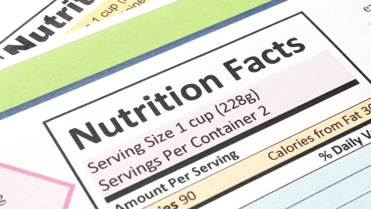 How to use the nutrition facts label