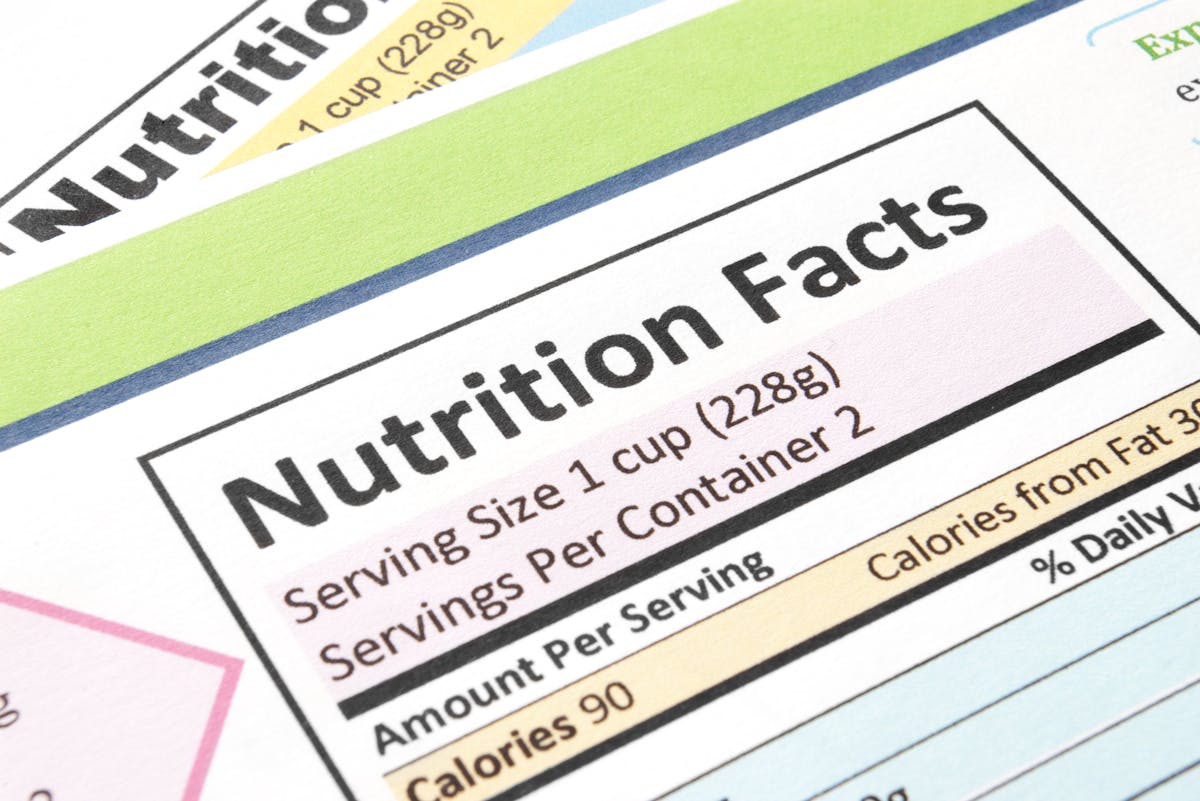 The calorie used on food labels is equal to calories