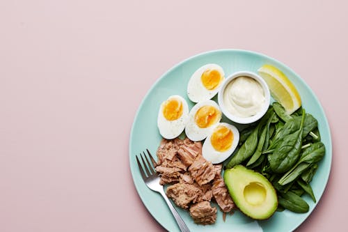 Keto tuna plate