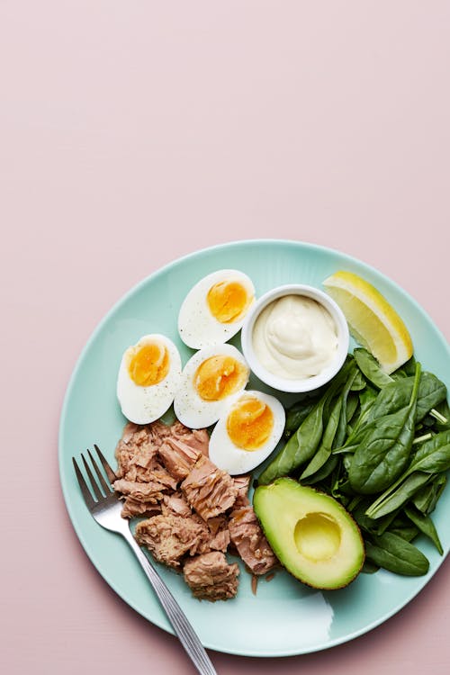 Keto tuna plate