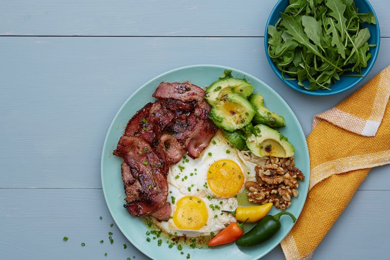 Keto Bacon and Eggs Plate - Recipe - Diet Doctor