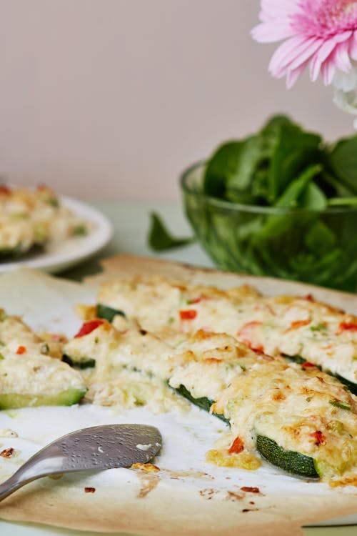 Keto zucchini crab melts