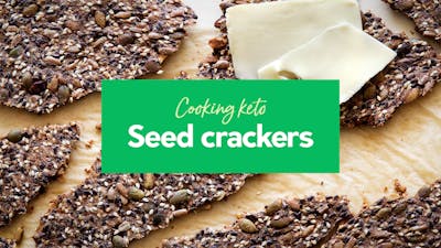 Keto seed crackers