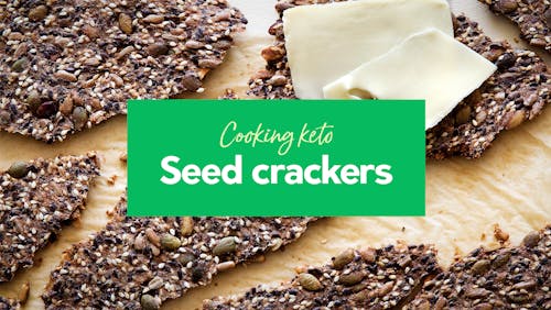 Keto seed crackers