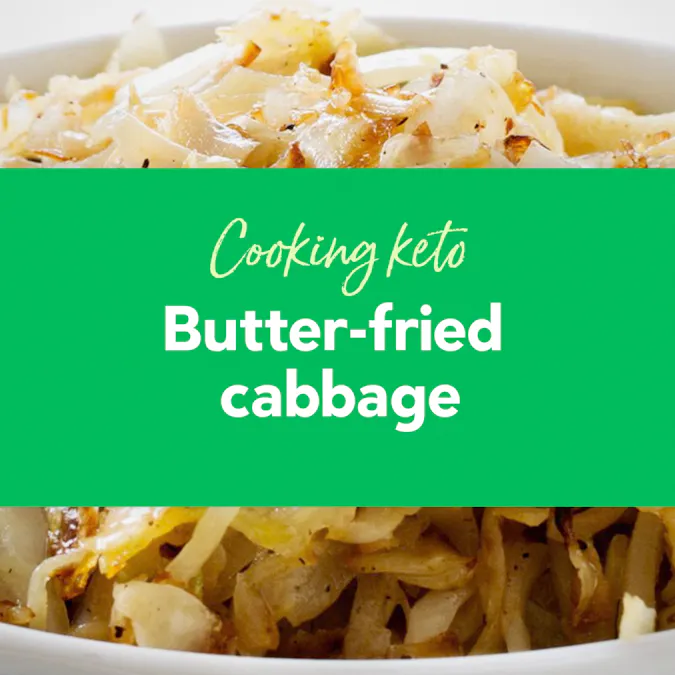 Butter-fried cabbage