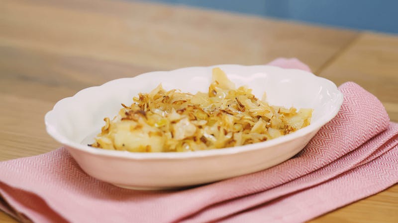 Butter-fried cabbage
