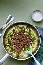 Keto ground beef and broccoli